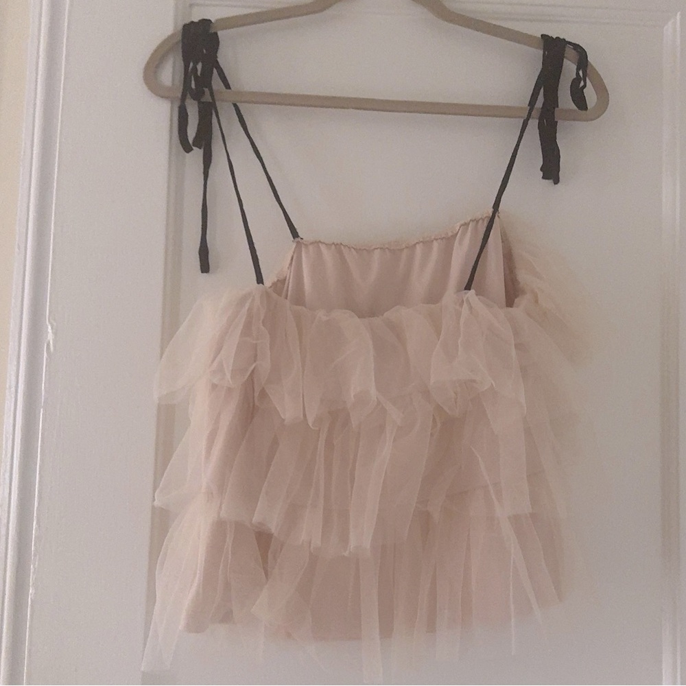 Anthropologie Sunday in Brooklyn Tie-Strap Tank Fairy Whimsical Feminine Ballet - Picture 5 of 11